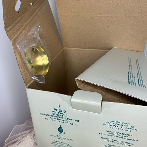 ❌SOLD🪷Partylite Waterlily Tealight Candle Holder - Picture 5 of 8